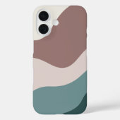Coques Case-Mate iPhone Flux de couleurs de l'argile et de l'épinette (Verso)