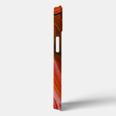 Coques Case-Mate iPhone Flux de lave Abstrait Art fluide Rouge Orange (Verso / Droite)