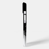 Coques Case-Mate iPhone Flux De Ligne Cerclée Noir Et Blanc (Verso / Gauche)