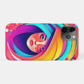 Coques Case-Mate iPhone Flux de musique dynamique (Dos (Horizontal))