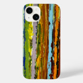Coques Case-Mate iPhone Flux de peinture verticale Abstraits (Verso)