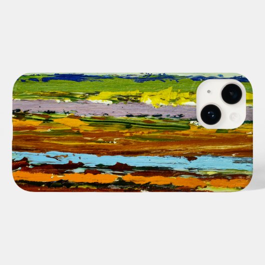 Coques Case-Mate iPhone Flux de peinture verticale Abstraits (Verso (horizontal))