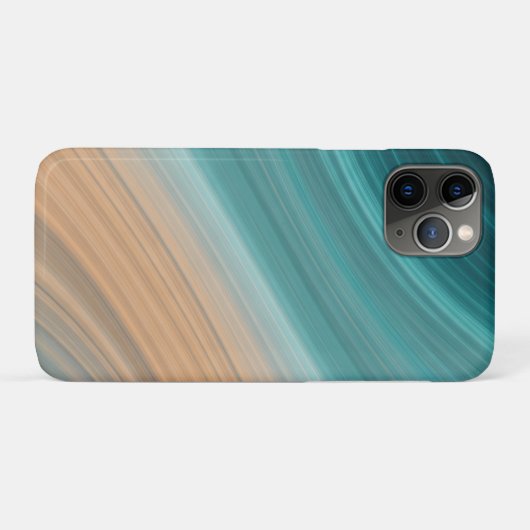 Coques Case-Mate iPhone Flux de sable aquatique (Dos (Horizontal))