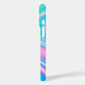 Coques Case-Mate iPhone Flux de vague iridescent (Verso / Gauche)
