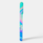 Coques Case-Mate iPhone Flux de vague iridescent (Verso / Droite)