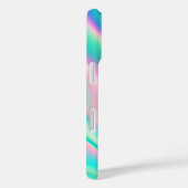 Coques Case-Mate iPhone Flux de vague iridescent vibrant (Verso / Droite)