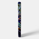 Coques Case-Mate iPhone Flux d'énergie iridescent Art fractal (Verso / Gauche)