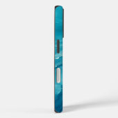 Coques Case-Mate iPhone Flux d'Océan Turquoise de Luxe (Verso / Droite)