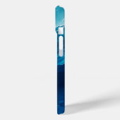 Coques Case-Mate iPhone Flux d'Océan Turquoise de Luxe (Verso / Gauche)