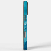 Coques Case-Mate iPhone Flux d'Océan Turquoise Luxueux (Verso / Droite)