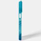 Coques Case-Mate iPhone Flux d'Océan Turquoise Luxueux (Verso / Droite)