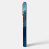 Coques Case-Mate iPhone Flux d'Océan Turquoise Luxueux (Verso / Gauche)