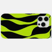Coques Case-Mate iPhone Flux et reflux 4 - Vert citron (Verso (horizontal))