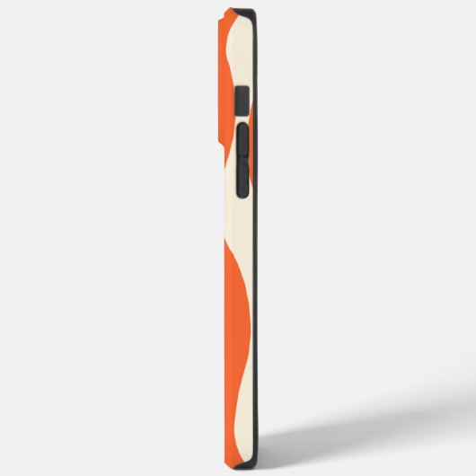 Coques Case-Mate iPhone Flux et Reflux - Rose, Orange et Crème  (Verso / Gauche)