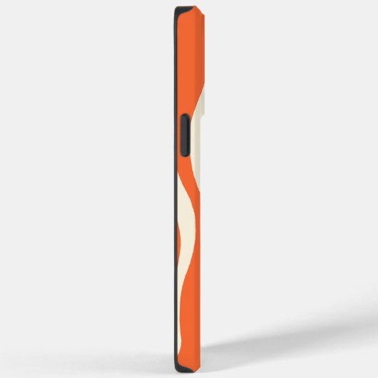 Coques Case-Mate iPhone Flux et Reflux - Rose, Orange et Crème  (Verso / Droite)