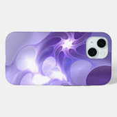 Coques Case-Mate iPhone Flux lumineux Purple Abstrait Lumineuse (Verso (horizontal))