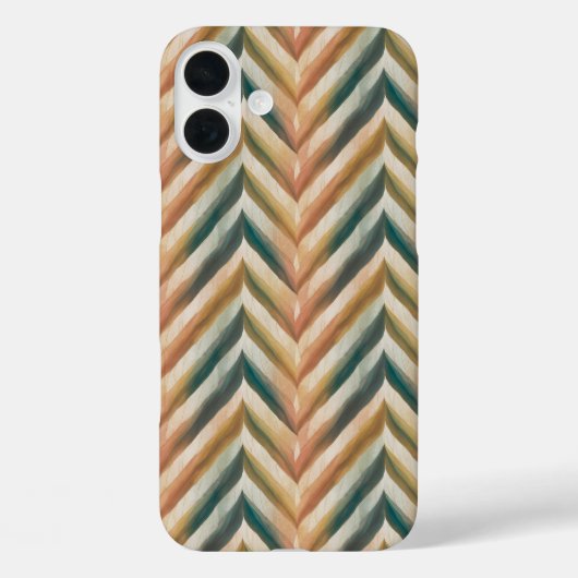 Coques Case-Mate iPhone "Flux Serene Pastel Chevron" (Verso)