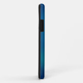 Coques Case-Mate iPhone Flux sous-marin bleu profond (Dos/Droite)