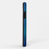 Coques Case-Mate iPhone Flux sous-marin bleu profond (Dos/Droite)
