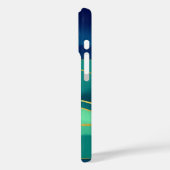 Coques Case-Mate iPhone Flux verdoyant : Un paysage Abstrait (Verso / Gauche)