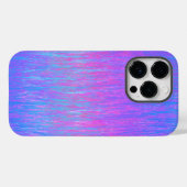 Coques Case-Mate iPhone Flux vif bleu et rose (Verso (horizontal))