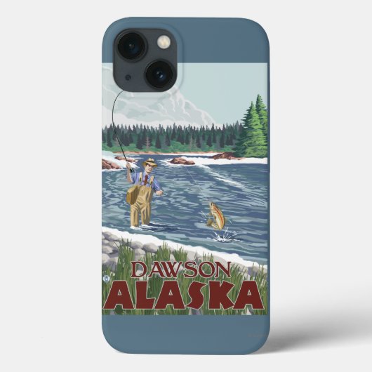 Coques Case-Mate iPhone Fly Fisherman - Dawson, Alaska (Verso)