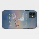 Coques Case-Mate iPhone Flying Parakeet and Encouragement Verse (Dos (Horizontal))