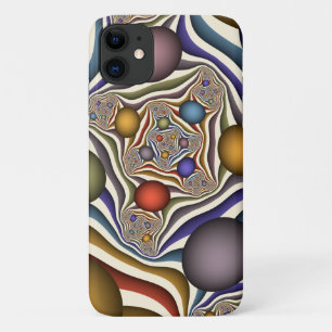 Case-Mate iPhone Case Flying Up Colorful Moderne Art Fractal Abstrait