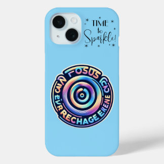 Coque Pour iPhone 15 Focus and motivation Recharge your mood 