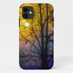 Coque iPhone 11 Foggy Sunset