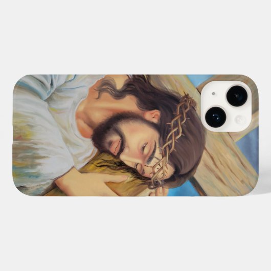 Coques Case-Mate iPhone Foi chrétienne Jésus Christ (Verso (horizontal))