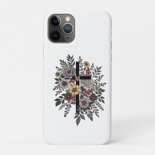 Coques Case-Mate iPhone Foi et fleurs (Dos)