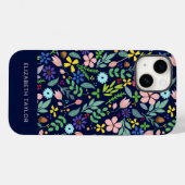 Coques Case-Mate iPhone Foliage Moderne Floral (Verso (horizontal))
