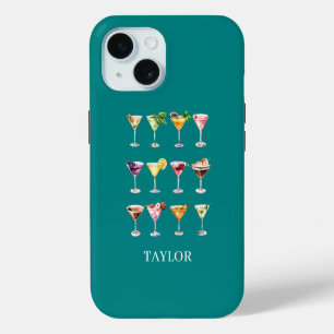 Coque Pour iPhone 15 Folie Martini Monogrammée