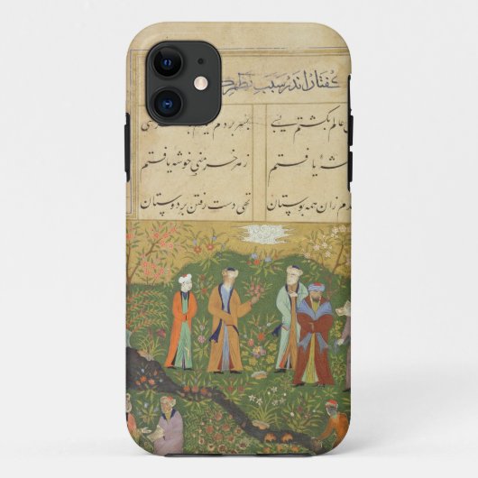 Coques Case-Mate iPhone Folio 39, scène de jardin d'A, du 'Bustan de Sa'd (Dos)