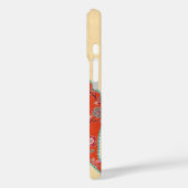Coques Case-Mate iPhone Folk Art Flower Motif Fox personnalisé (Verso / Gauche)