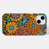 Coques Case-Mate iPhone Folk Bloom Harmony Art (Verso (horizontal))