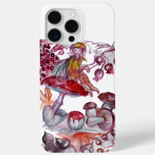 Coques Case-Mate iPhone FOLLET MAGIQUE DE CHAMPIGNONS Imaginaire Floral Ro (Verso)