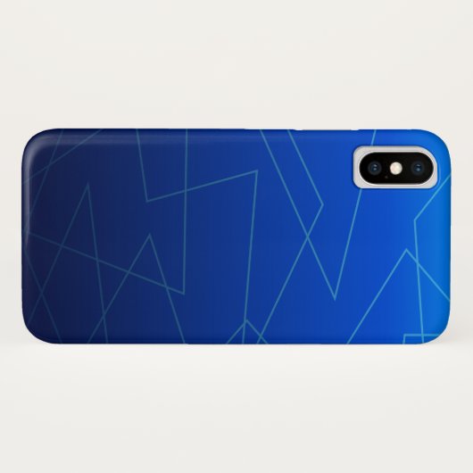 Coques Case-Mate iPhone foncé bleu (Dos (Horizontal))