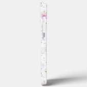 Coques Case-Mate iPhone Fond à motif floral- (Verso / Gauche)
