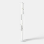 Coques Case-Mate iPhone Fond Abstrait Élégant Noir et Or (Verso / Droite)