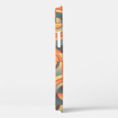 Coques Case-Mate iPhone Fond-abstrait-orange-bleu (Verso / Droite)