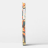 Coques Case-Mate iPhone Fond-abstrait-orange-bleu (Verso / Gauche)