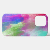 Coques Case-Mate iPhone Fond-art-abstrait-aquarelle (Verso (horizontal))