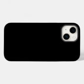Coques Case-Mate iPhone Fond Classique Noir Prêt à (Verso (horizontal))