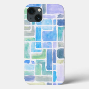 Etui iPhone 13 Fond d'aquarelle peint par résumé