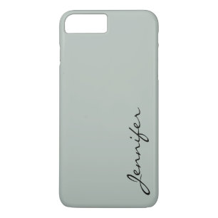 Coque iPhone 8 Plus/7 Plus Fond de couleur gris cendré