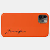 Coques Case-Mate iPhone Fond de couleur rouge-orange (Dos (Horizontal))