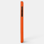 Coques Case-Mate iPhone Fond de couleur rouge-orange (Dos/Gauche)