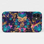 Coques Case-Mate iPhone Fond de fleurs abstraites chic mignon (Dos (Horizontal))